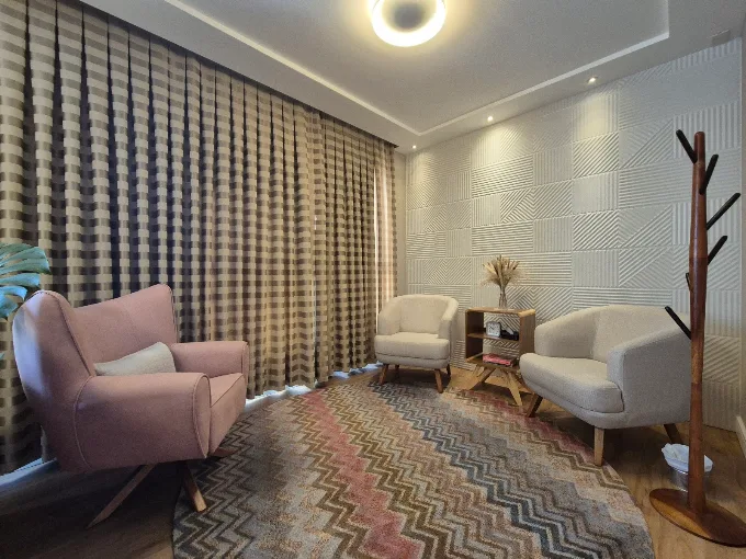 Sala de atendimento do consultório da Dra. Márcia Rosa Mezzomo